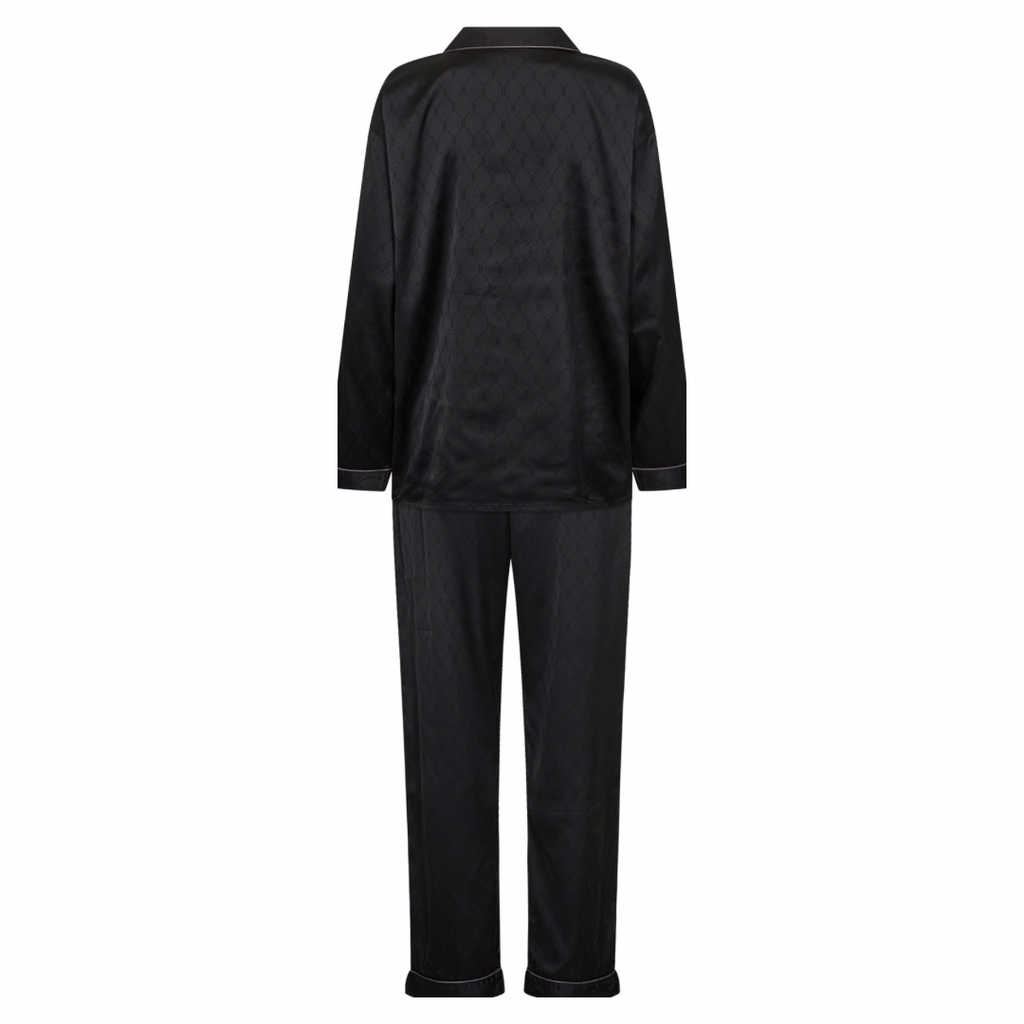 HYPE THE DETAIL - SATIN PYJAMAS - 3800439 - SORT