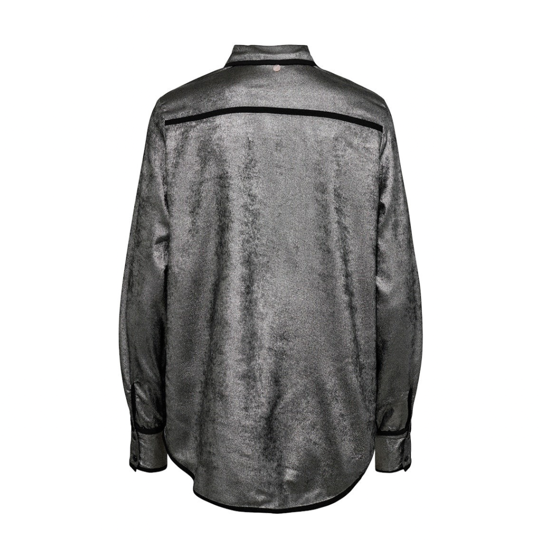 NÜMPH - SKJORTE - HILARY 704933 - SILVER