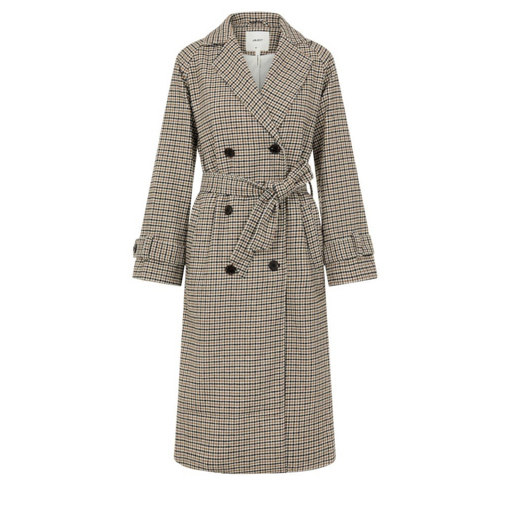 OBJECT - JAKKE - KEILY - 23036261 - SEPIA CHECK