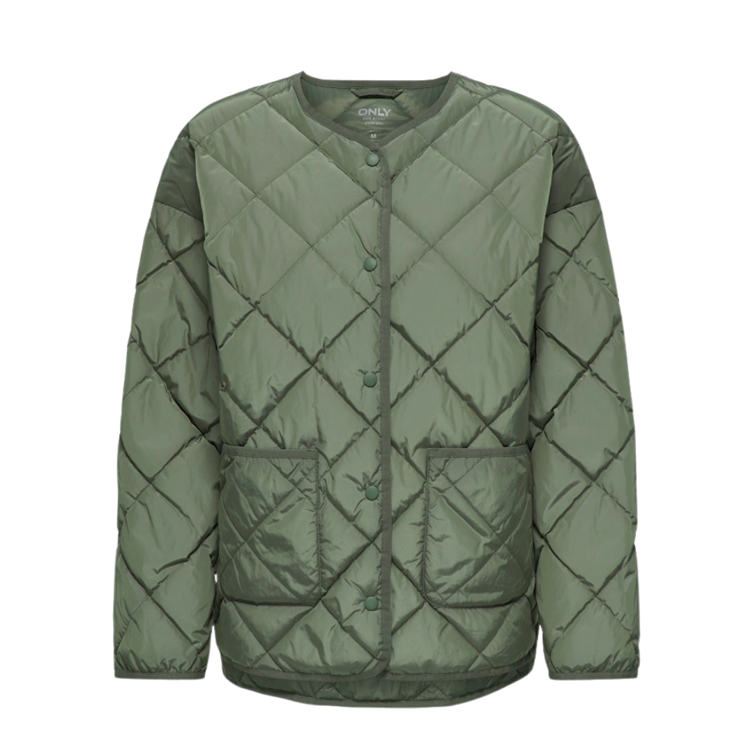 ONLY - JAKKE - ALTHEA QUILTED 15366048 - SMOKEY OLIVE