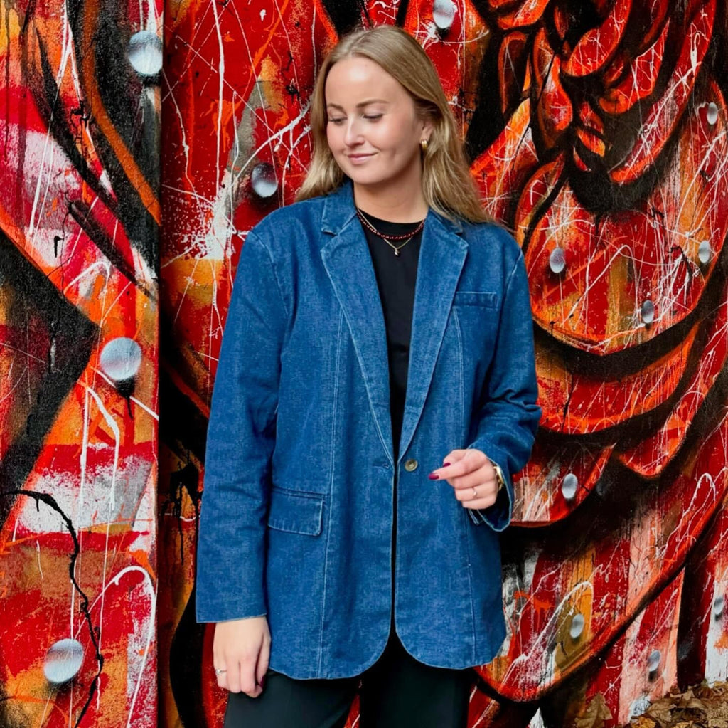 ONLY - BLAZER - CORY 15338592 - MEDIUM BLUE DENIM