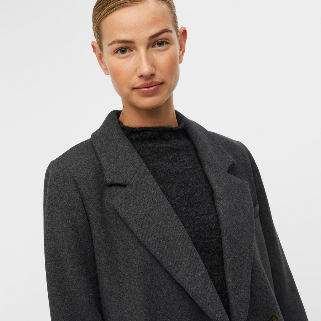 OBJECT - BLAZER - BLAZA 23041189 - DARK GRAY