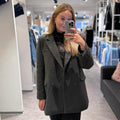 OBJECT - BLAZER - BLAZA 23041189 - DARK GRAY