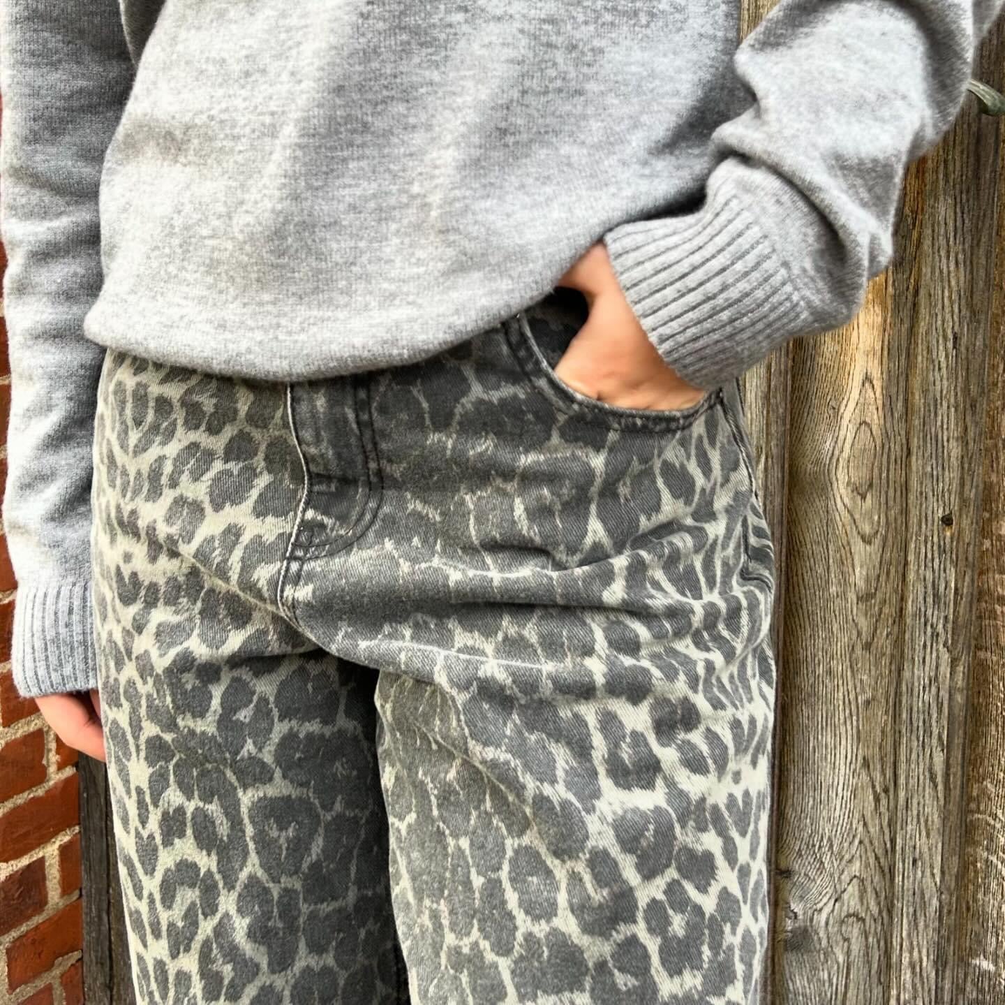 GLOBAL FUNK - JEANS - CADIAN 73249852 - DARK LEOPARD MIST