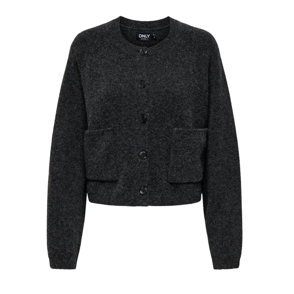 ONLY - CARDIGAN - PIEMONTE L/S - 15344118 - DARK GREY
