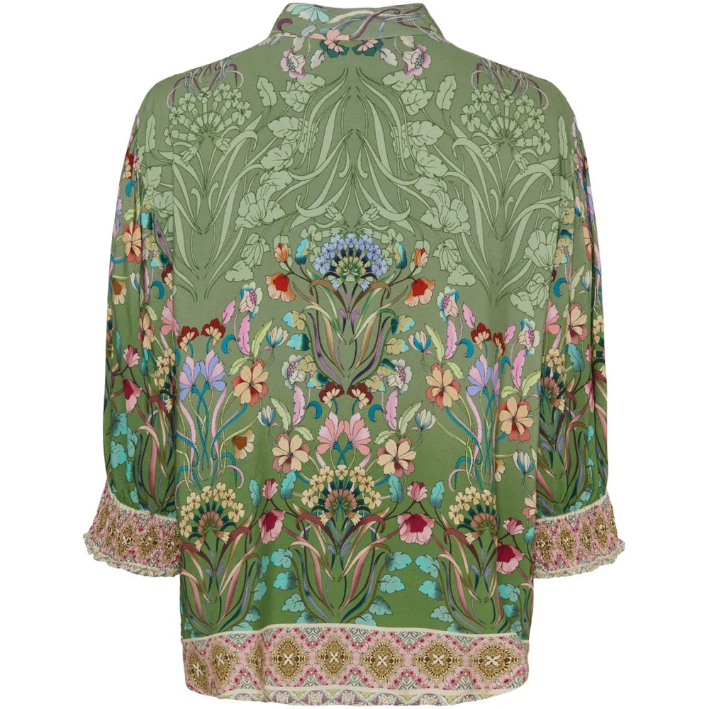 MARTA DU CHATEAU - BLUSE - UNNUR 6317 - 361 KAKI