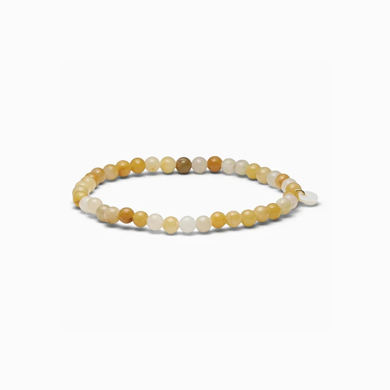 SOÏ - KRYSTAL ARMBÅND - ORANGE AVENTURIN 4 MM.