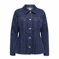 ONLY - SKJORTE/JAKKE - ELLE FITTED 15355061 - DARK BLUE DENIM