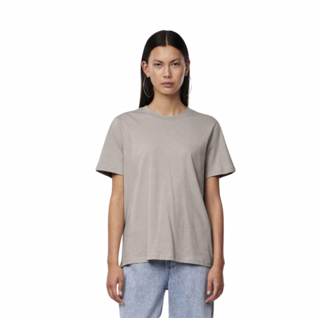 PIECES - T-SHIRT - RIA 17140802 - SILVER GRAY