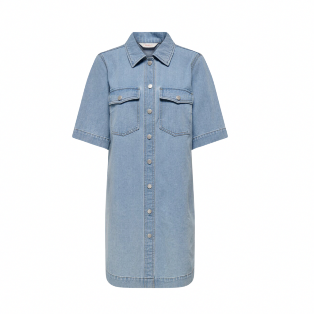 ONLY - DENIMKJOLE - BELLE 15324384 - LIGHT BLUE DENIM