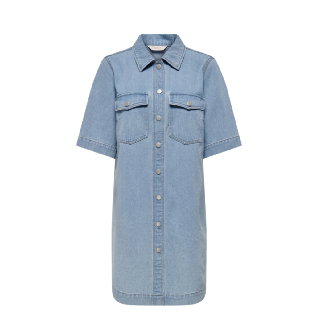 ONLY - DENIMKJOLE - BELLE 15324384 - LIGHT BLUE DENIM