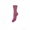 PIECES - GLIMMERSTRØMPE - SEBBY 17078534 - HOT PINK/TONED LUREX