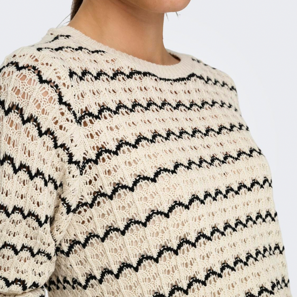 ONLY - STRIK - ASA 15324522 -  BIRCH STRIPES/BLACK