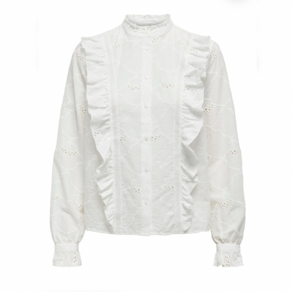 ONLY - SKJORTE - NEW VANESSA 15328875 - CLOUD DANCER