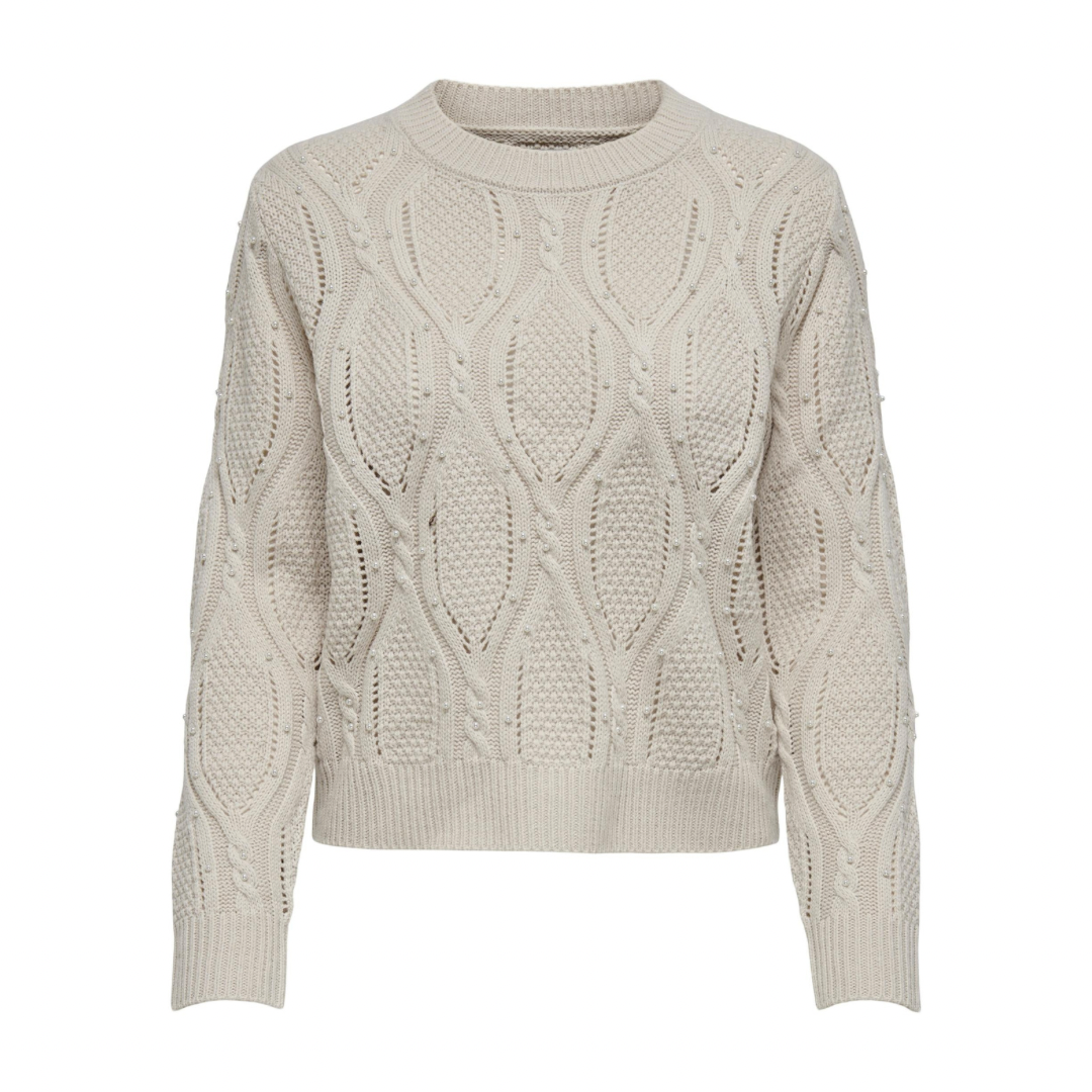 ONLY - STRIK - CAROLINA LS PEARL -  15309062 - PUMICE STONE