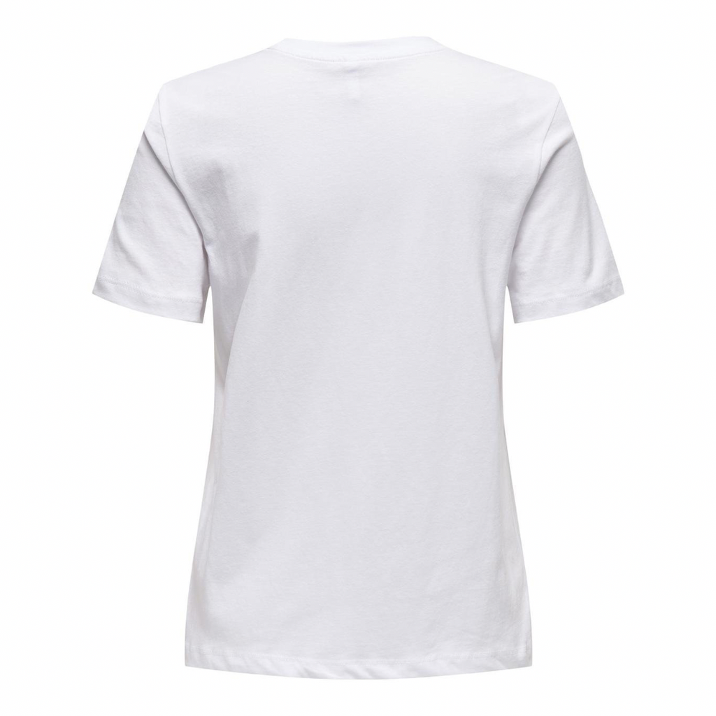 ONLY - T- SHIRT - KETTY 15288473 - WHITE LEMON