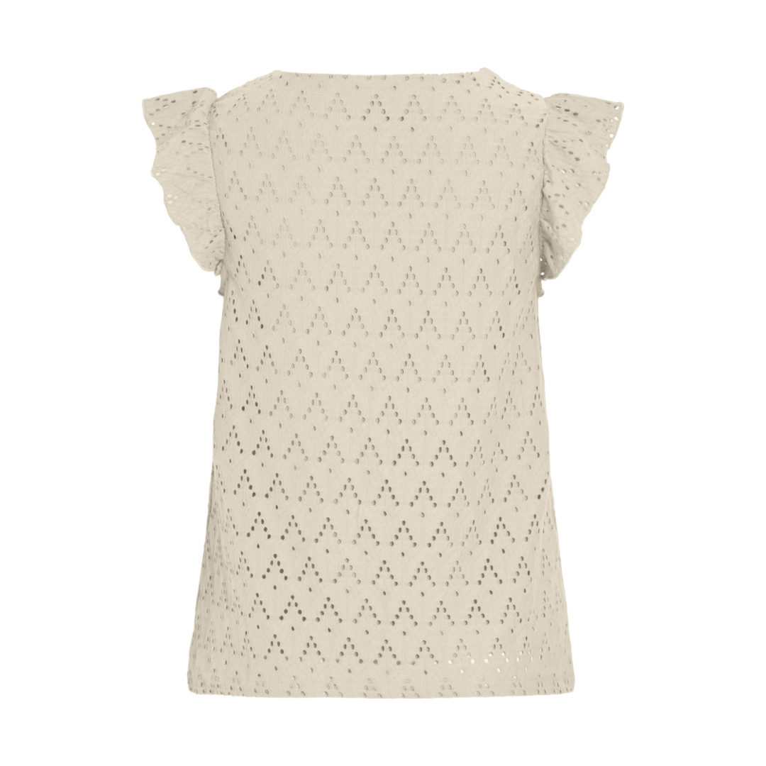 VILA - TOP - MALINA 14104110 - BIRCH