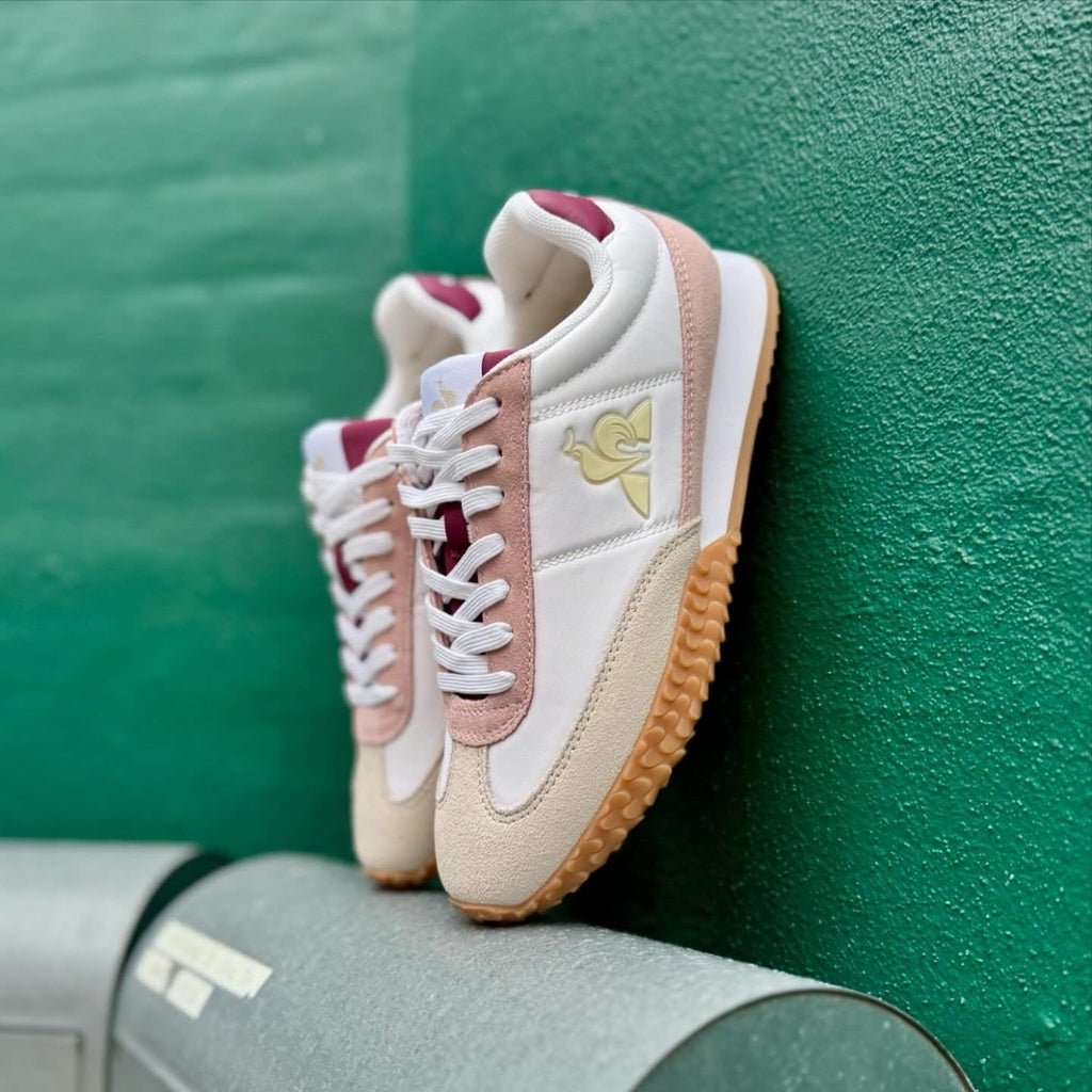 LE COQ SPORTIF - SNEAKERS - VELOCE 2422623 - BONE WHITE/MAUVE CHALK