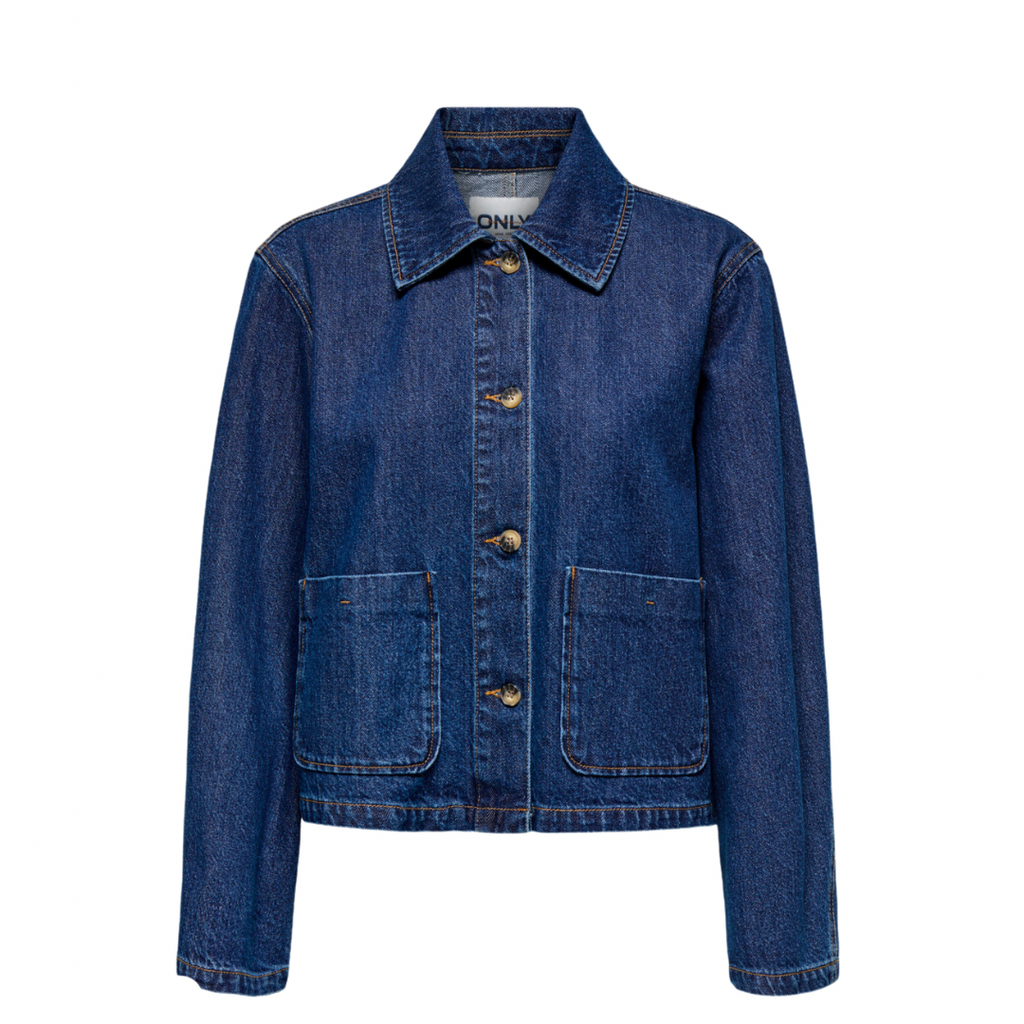 ONLY - DENIMJAKKE - LERIN 15338904 - DARK BLUE DENIM