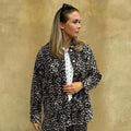 ONLY - SKJORTE - ANLIE 15342526 - BLACK/LEO
