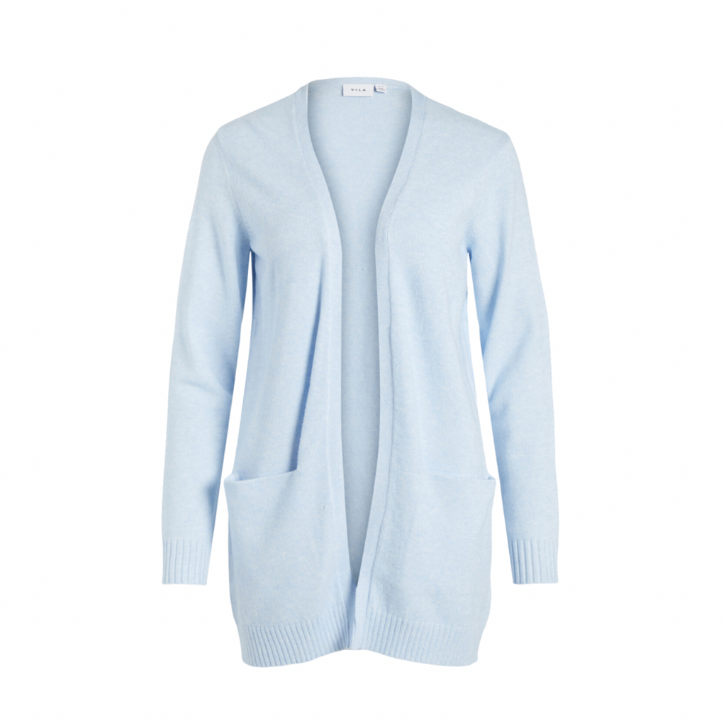 VILA - CARDIGAN - RIL 14044041 - KENTUCKY BLUE MELANGE