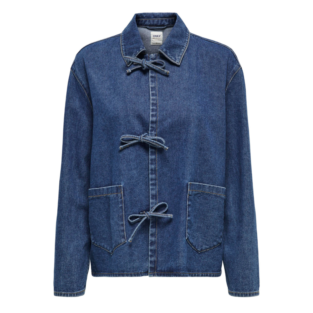 ONLY - JAKKE - THILLE 15328253 - DARK BLUE DENIM
