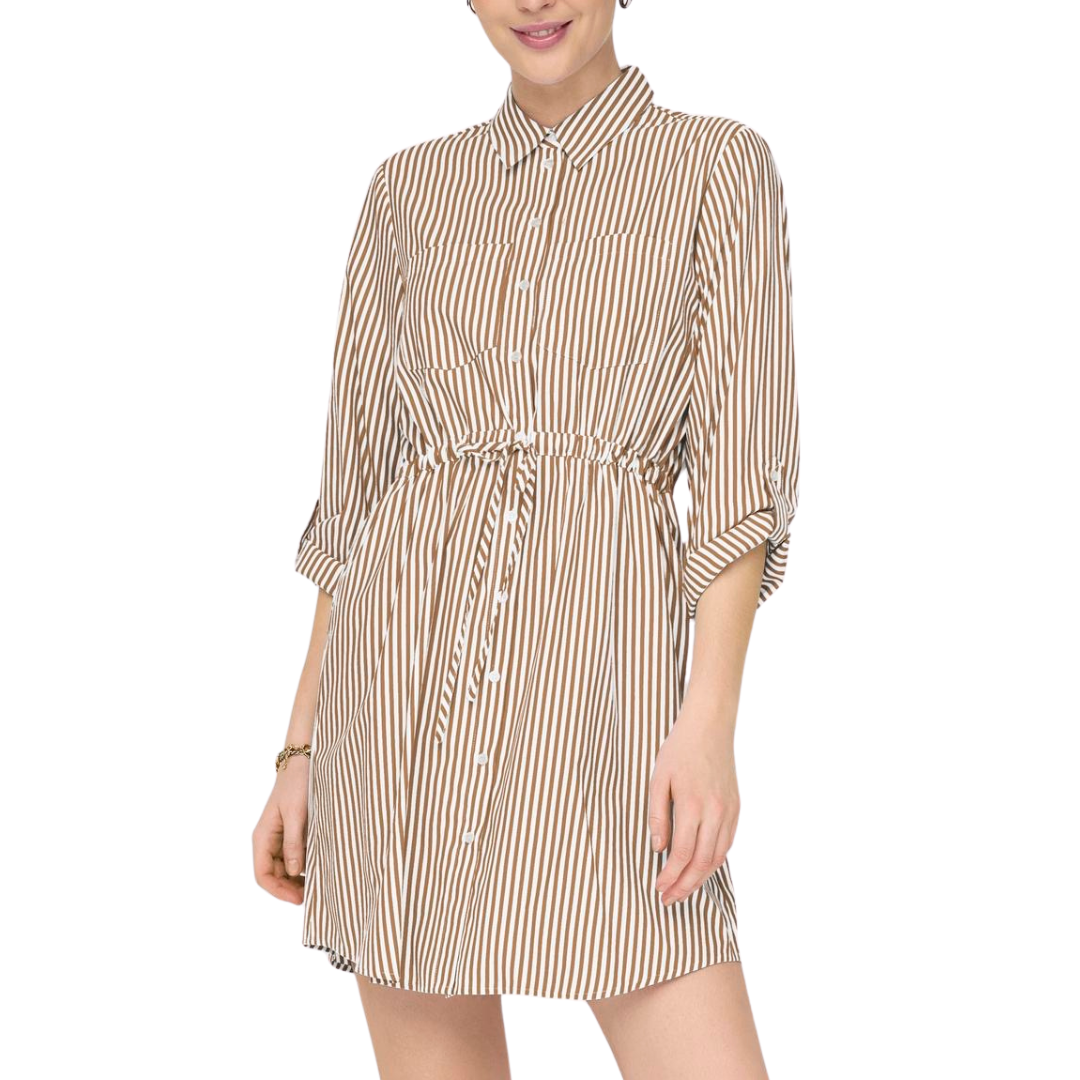 ONLY - KJOLE - SARAH 15323106 - TOASTED COCONUT