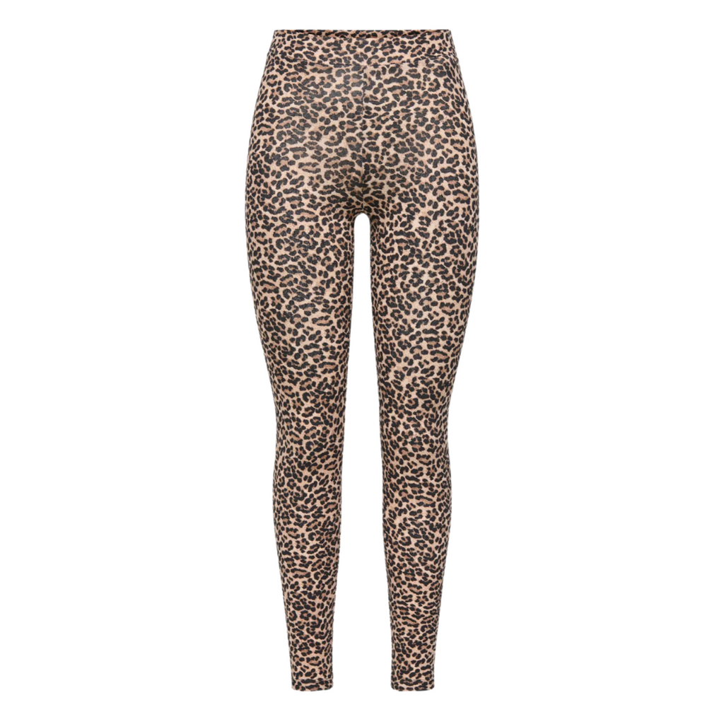 ONLY - LEGGINGS - LIVE LOVE 15345453 - GINGER ROOT/TIKKIE LEO