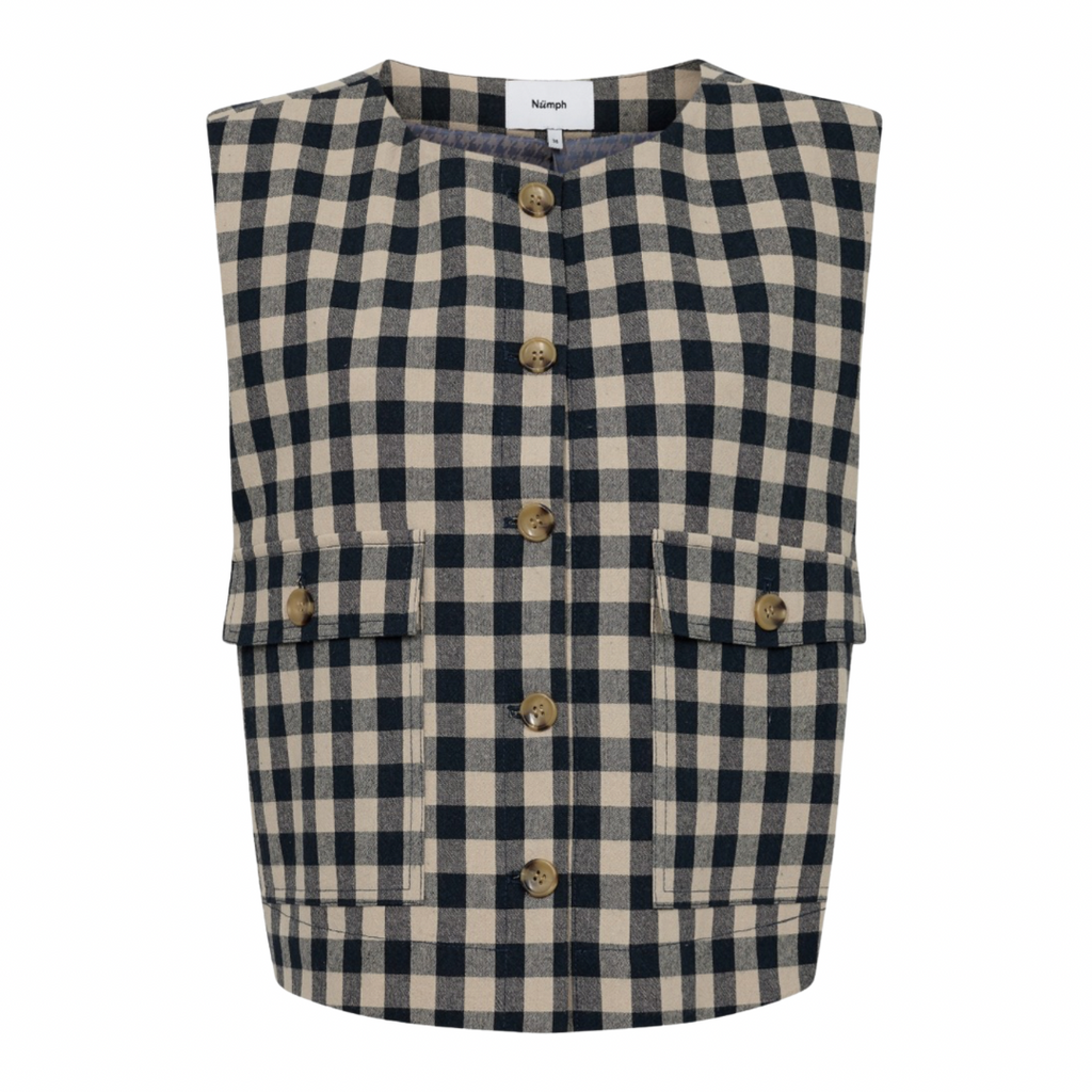 NÜMPH - VEST - CHIKKA 706016 - DARK SAPPHIRE