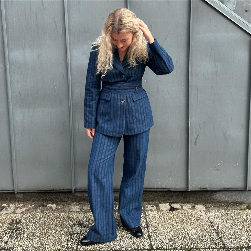 GLOBAL FUNK - JEANS - CIENNE FANASEA 73318796 - YULLO STRIPE