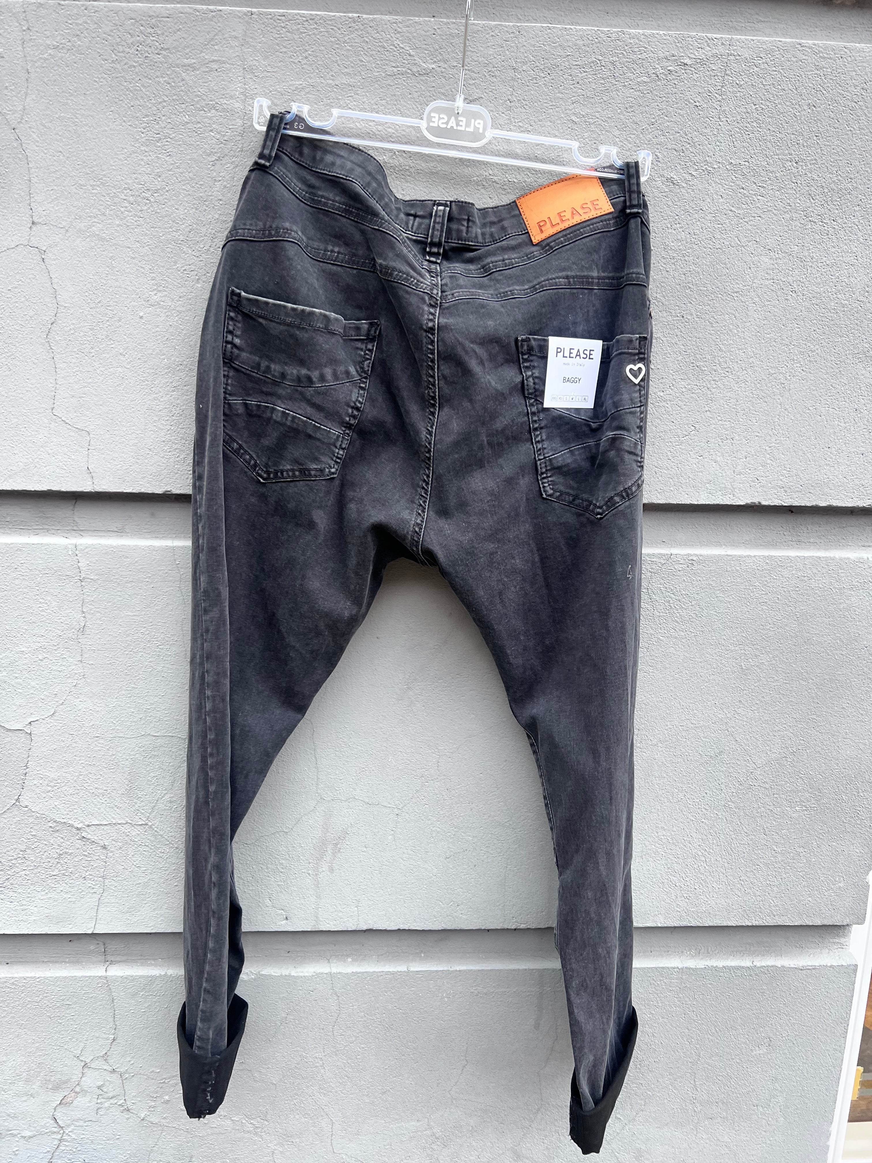 PLEASE JEANS - JEANS - CLASSIC P2YQGD5PDD - NERO DENIM