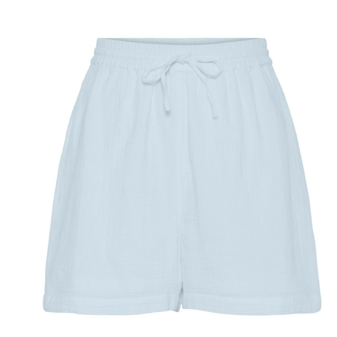 PIECES - SHORTS - SASTINA 17156470 - CASHMERE BLUE