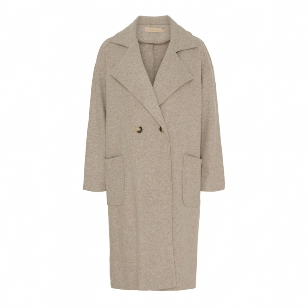 MARTA DU CHATEAU - FRAKKE - IDALIA 35079 - BROWN