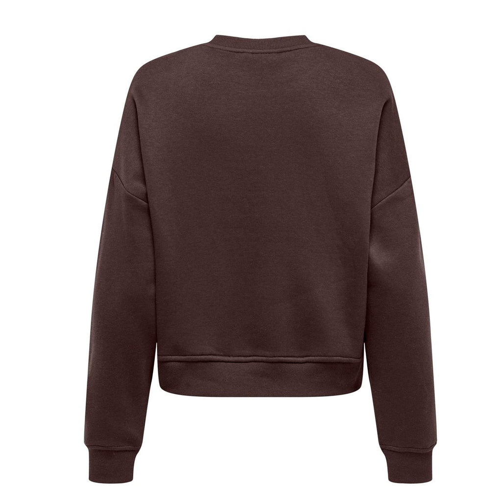 ONLY - SWEATSHIRT - SWEAT LIFE 15243380 - COFFEE BEAN