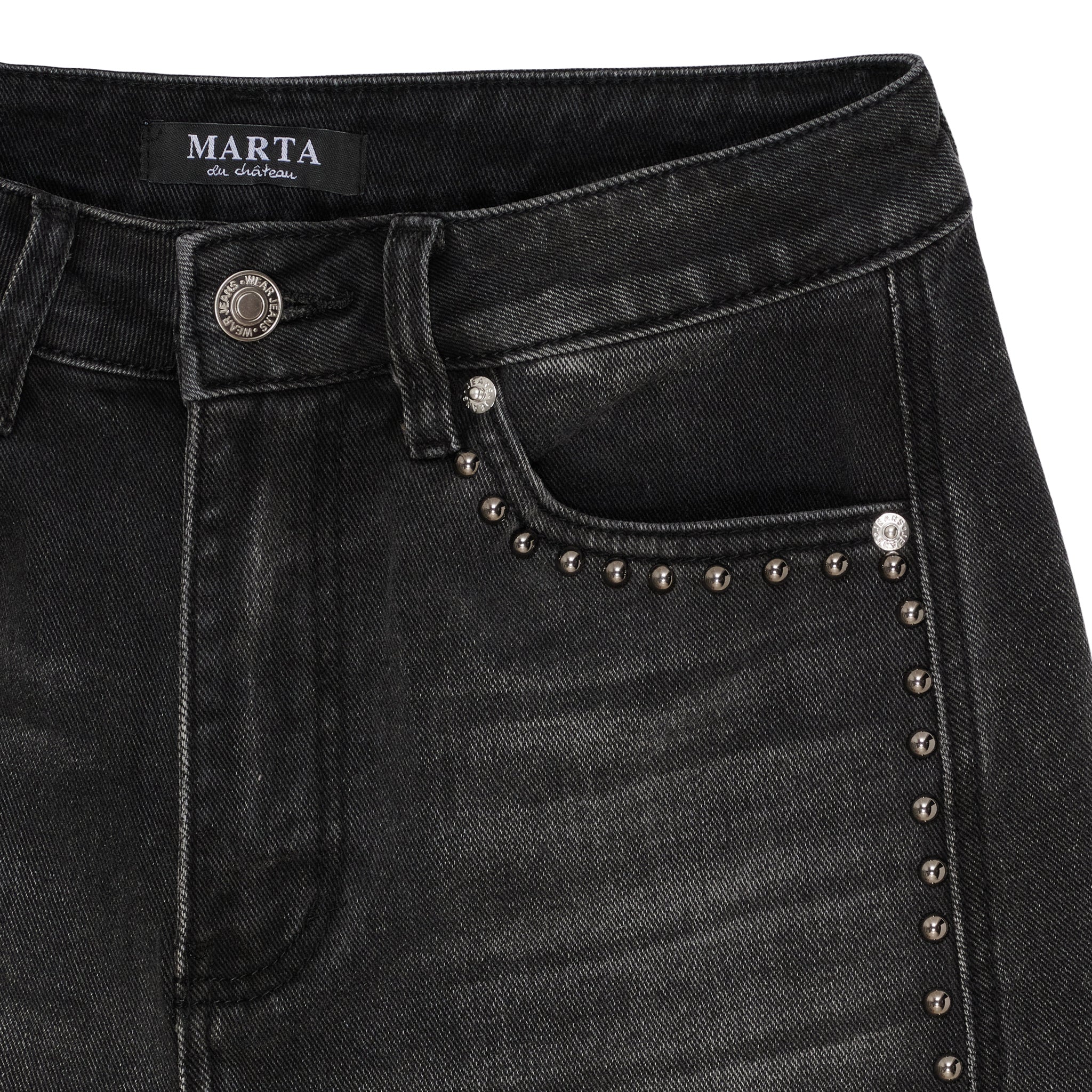 MARTA DU CHATEAU - JEANS - INGEBORG MDC213-8529 - GREY DENIM