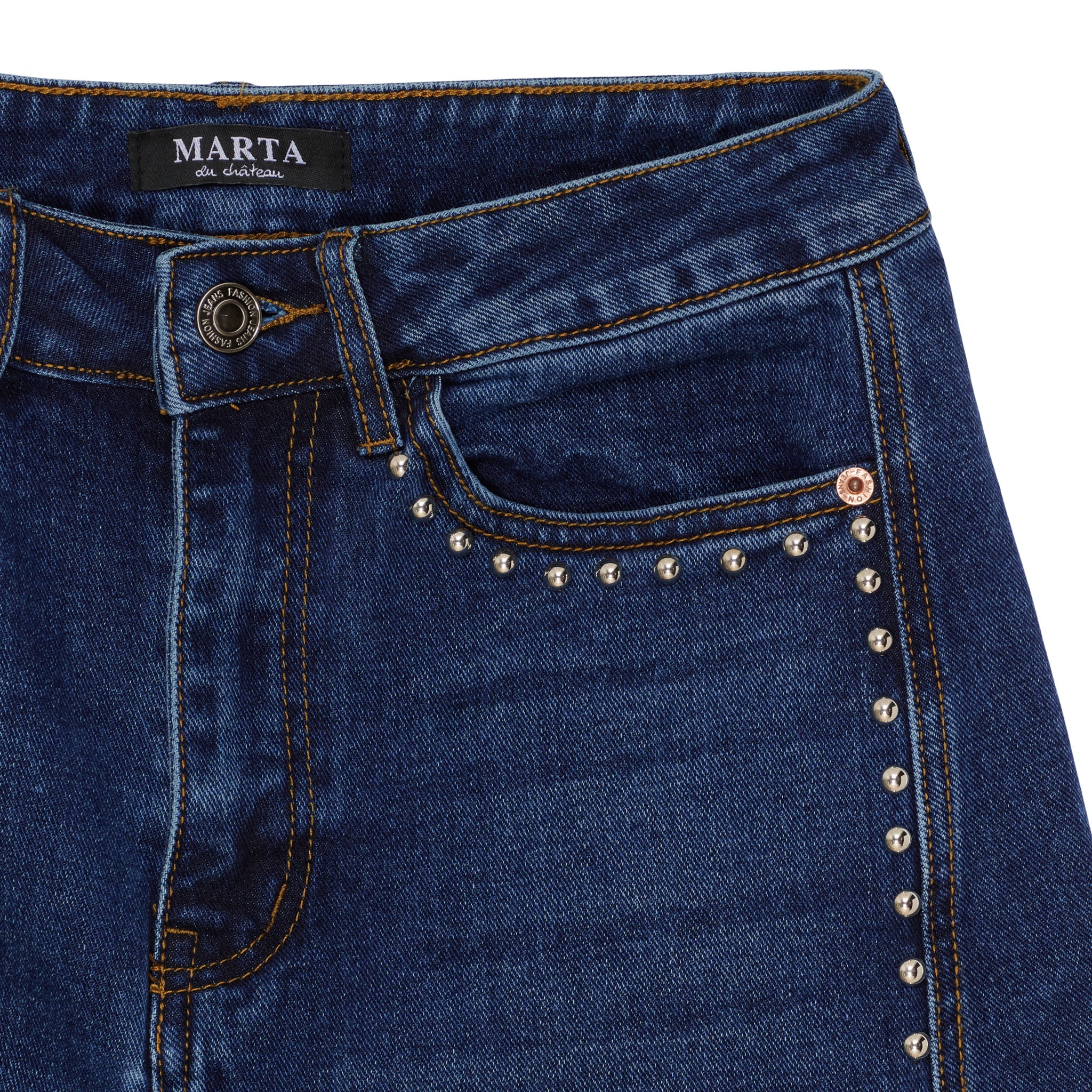 MARTA DU CHATEAU - JEANS - INGEBORG MDC214-8524 - BLUE DENIM