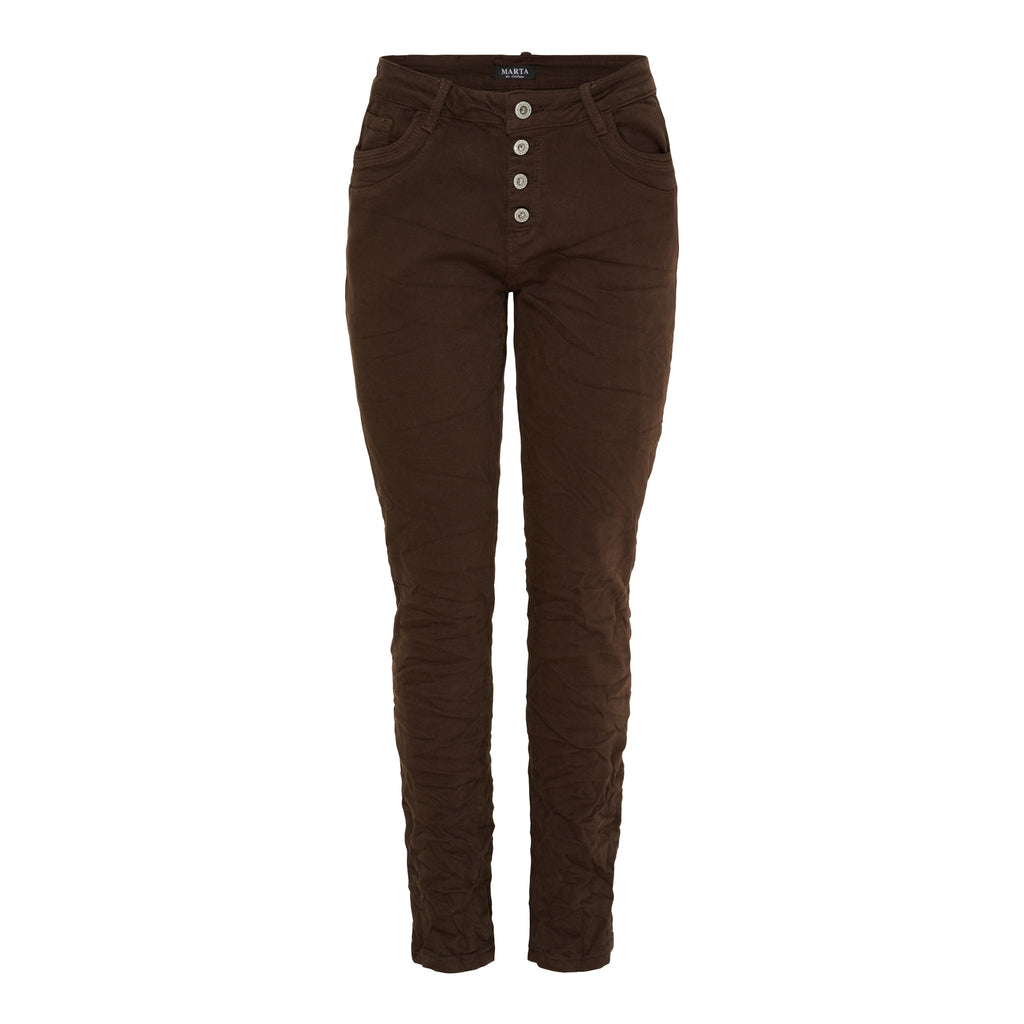 MARTA DU CHATEAU - JEANS - NOMA MDC230-8710 - BROWN