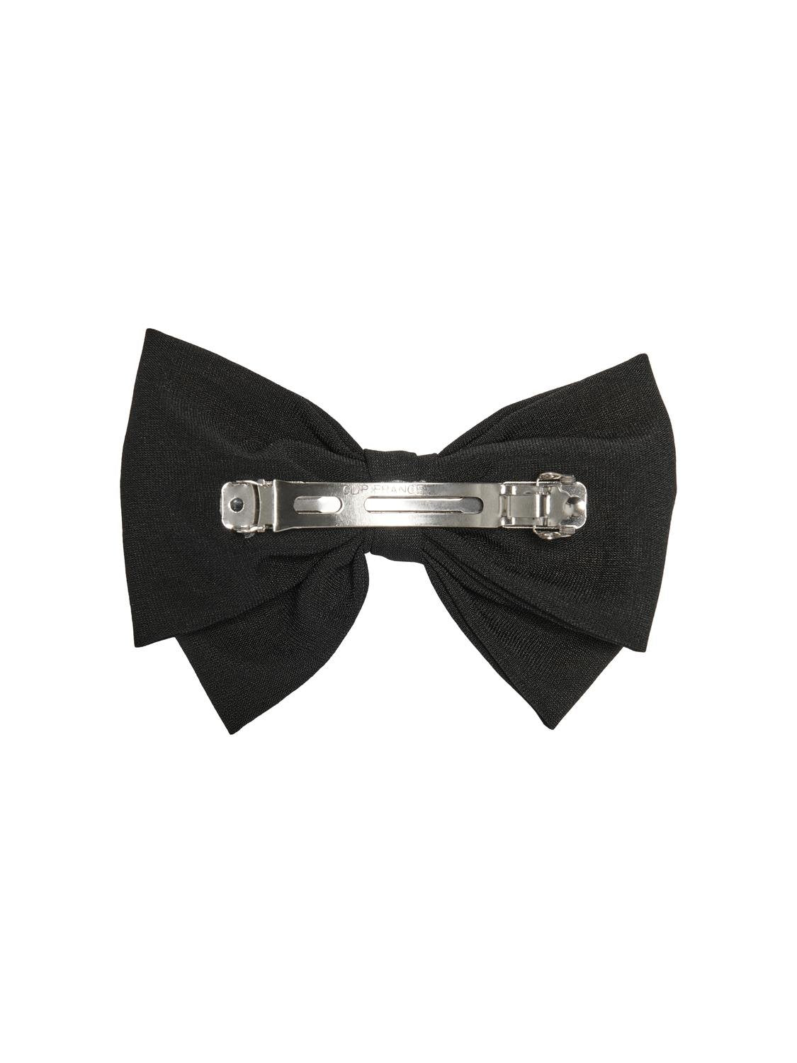 ONLY - SLØJFE HÅRSPÆNDE - CINDY 15321565 - SORT SATIN