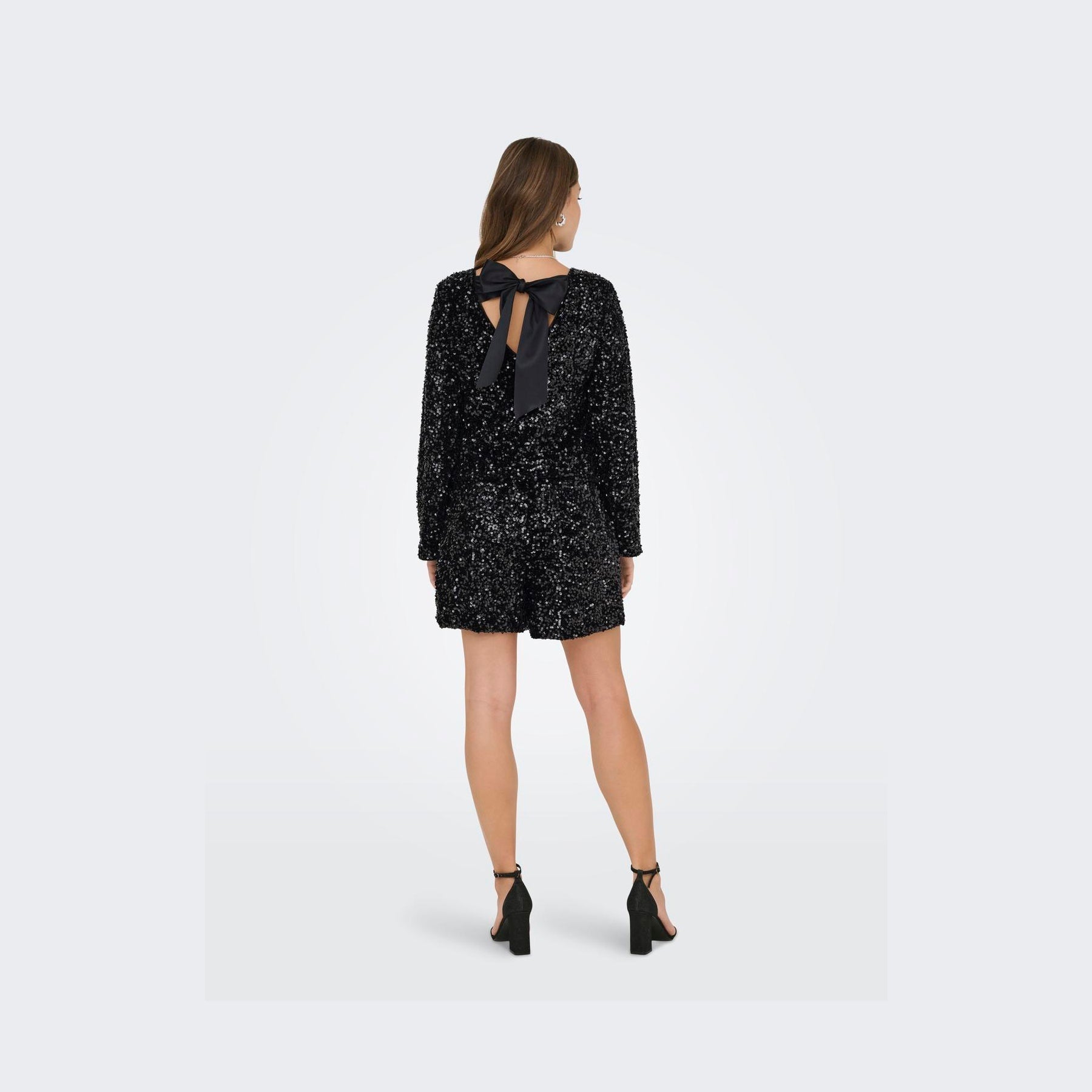 ONLY - SHORTS - CONFIDENCE 15360164 - BLACK SEQUINS