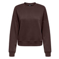 ONLY - SWEATSHIRT - SWEAT LIFE 15243380 - COFFEE BEAN