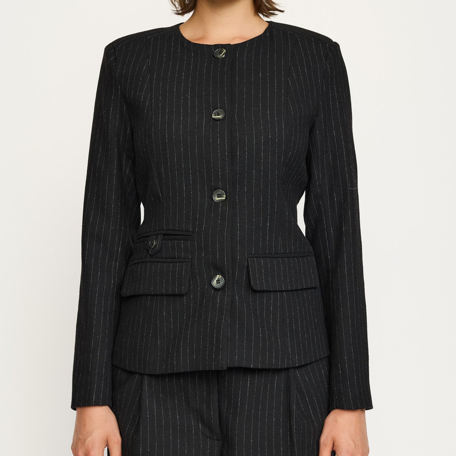 SOFT REBELS - BLAZER - YVONNE SR525-730 - BLACK