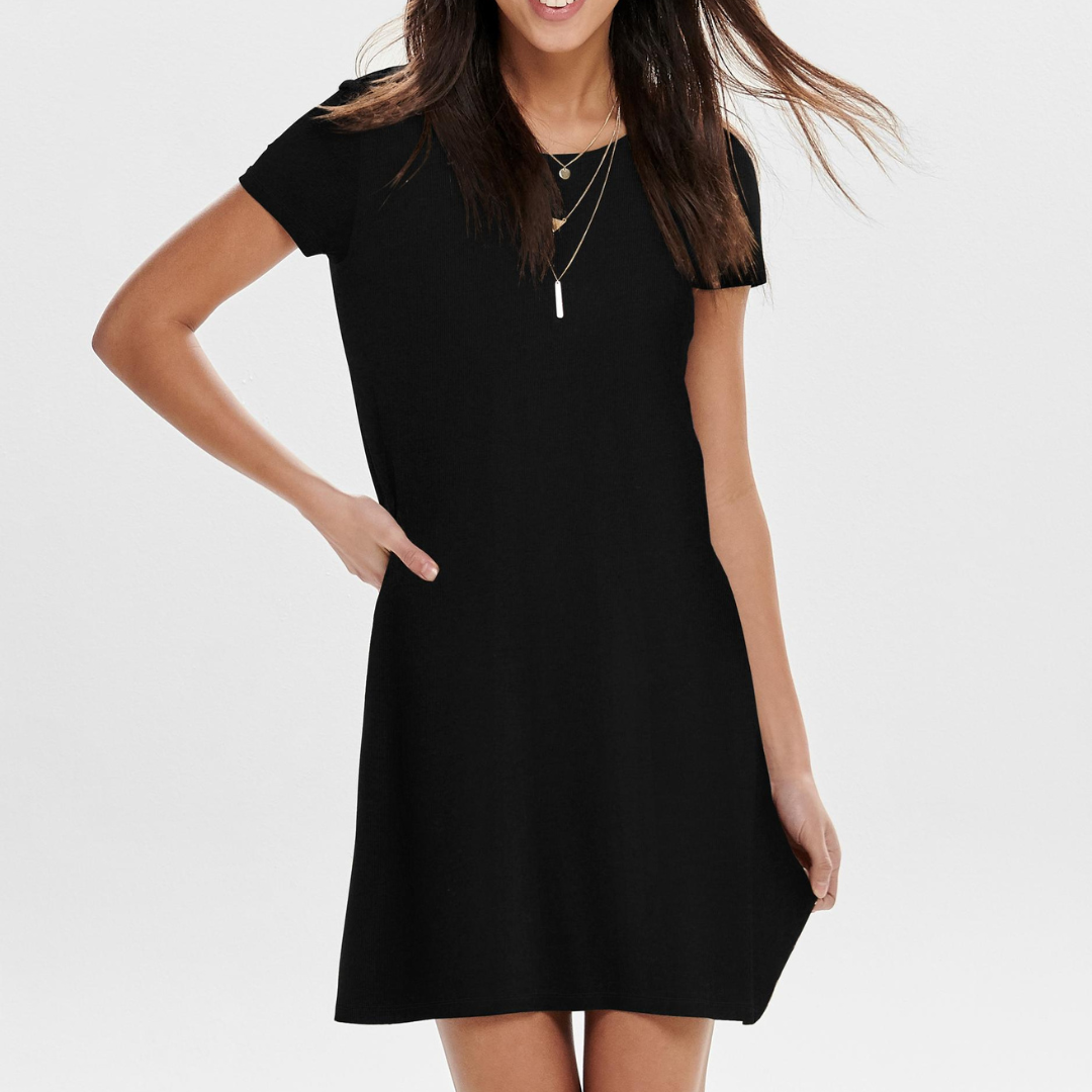 ONLY - KJOLE - BERA BACK LACE 15131237 - SORT
