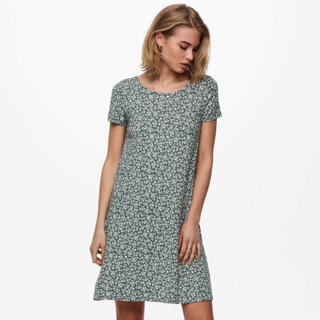 ONLY - KJOLE - BERA BACK LACE 15131237 - BALSAM GREEN