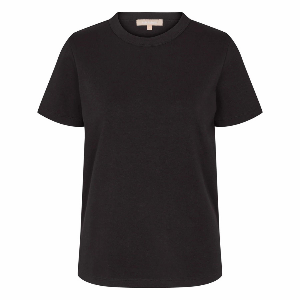 SOFT REBELS - T-SHIRT - HELLA SR122-300 - SORT