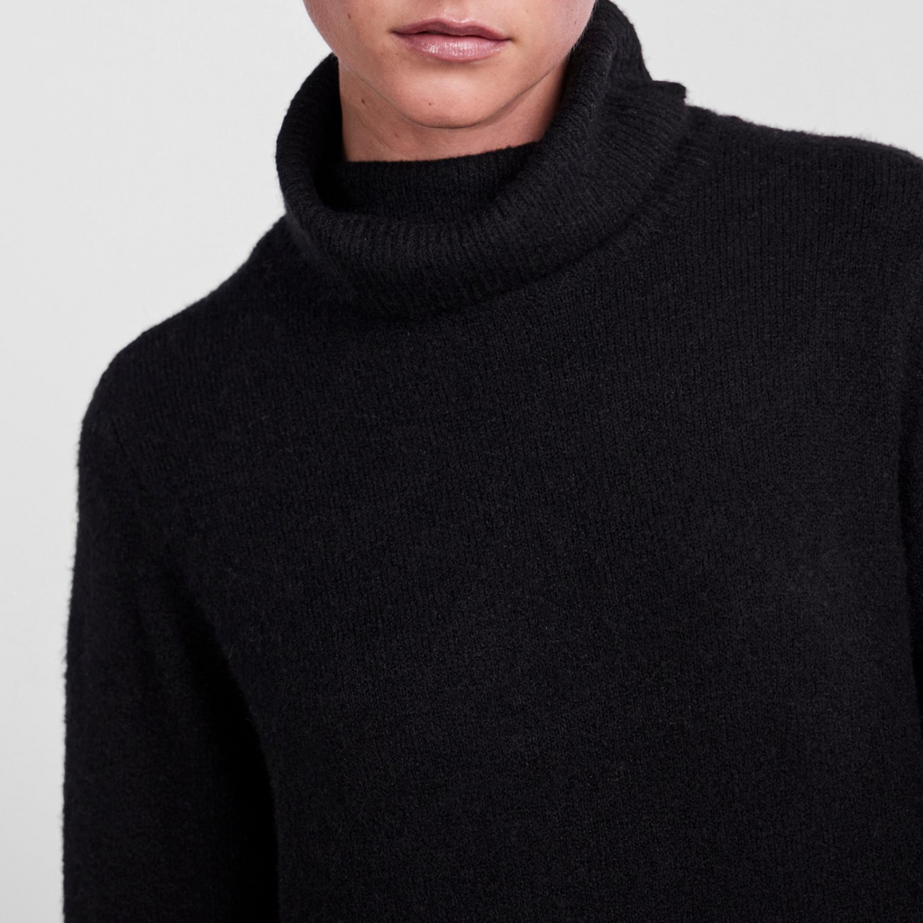 PIECES - STRIKKJOLE - JULIANA 17126281 - SORT
