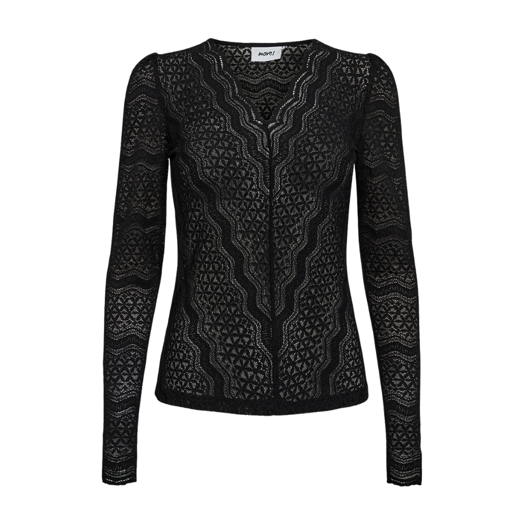 MOVES - BLUSE - SAKIS - 999 SORT