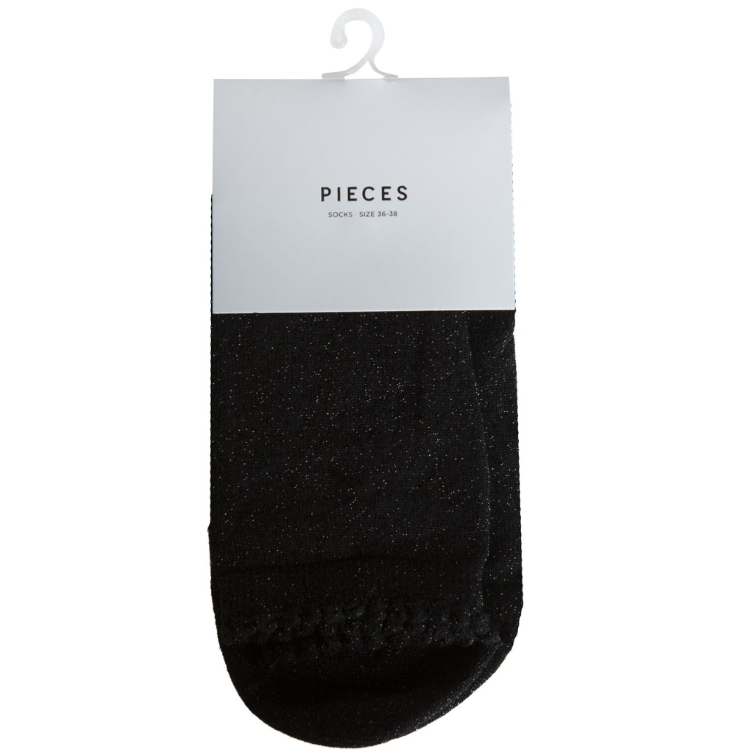 PIECES - GLIMMERSTRØMPE - SEBBY 17078534 - SORT