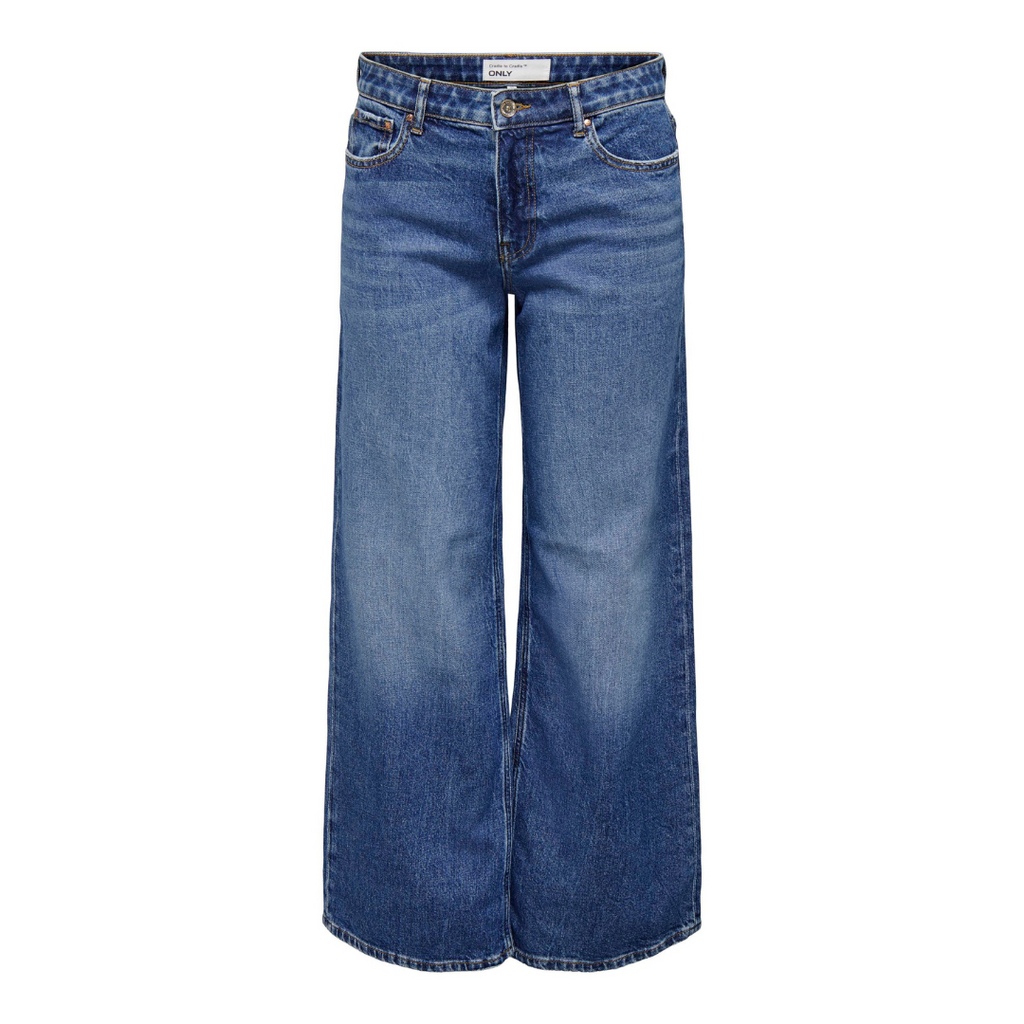 ONLY - JEANS - CHRIS LOW WAIST - 15294992 - DARK/MEDIUM BLUE DENIM