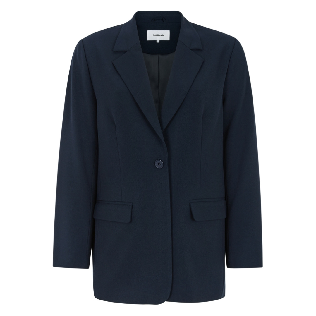 SOFT REBELS - BLAZER - VILJA LOOSE SRSS23-720 - TOTAL ECLIPSE