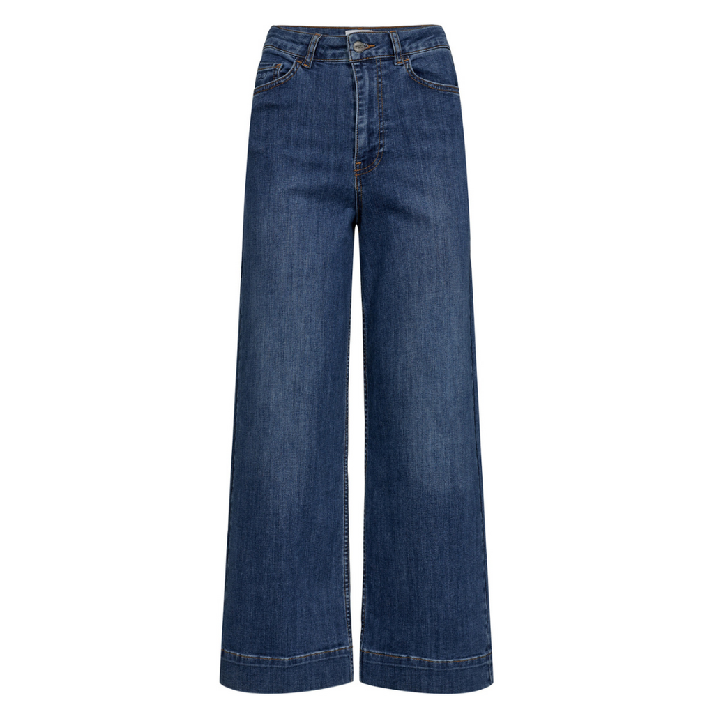 NÜMPH - JEANS - PARIS CROPPED 703959 - MEDIUM BLUE DENIM